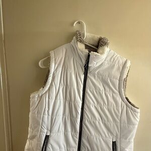 Free Country White Puffer Vest